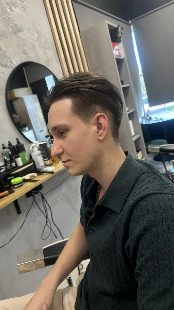 Example of a men’s haircut created at ALIA Barber